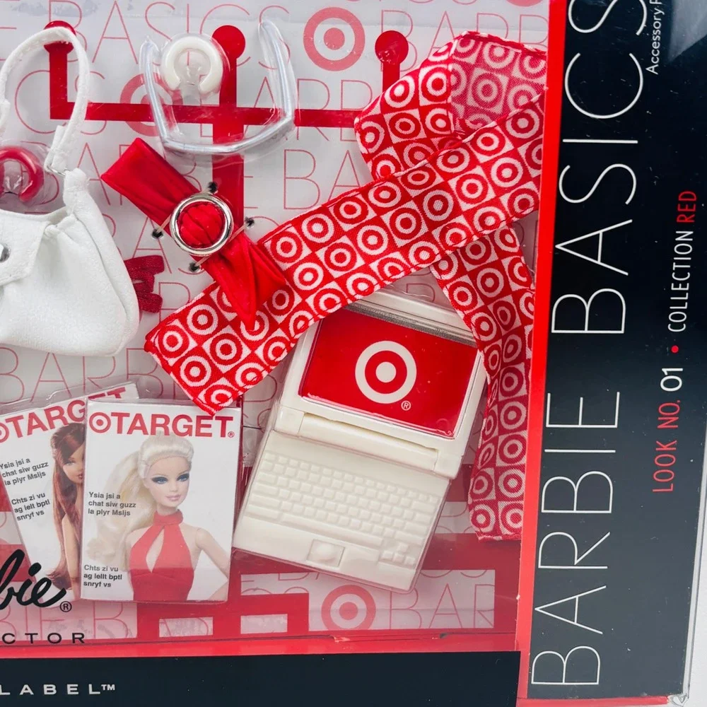 Barbie Basics Look No 01 Collection Red Target Accessory Pack Black Label V0337
